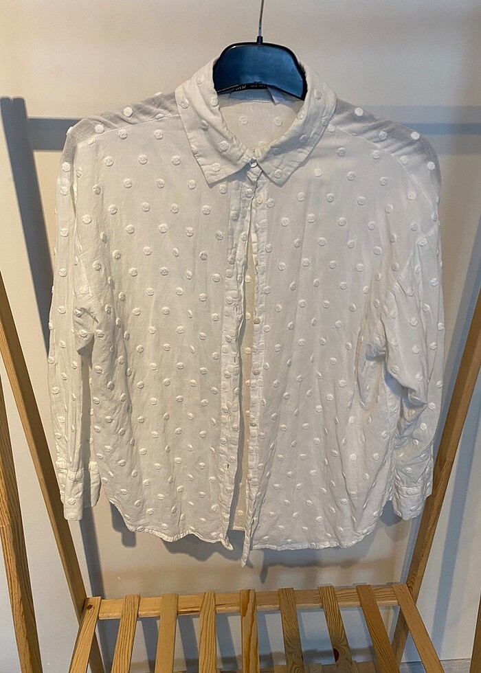 Zara beyaz gömle - Görsel 2