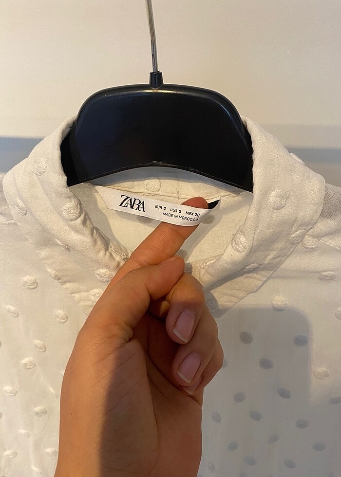 Zara beyaz gömle - Görsel 5