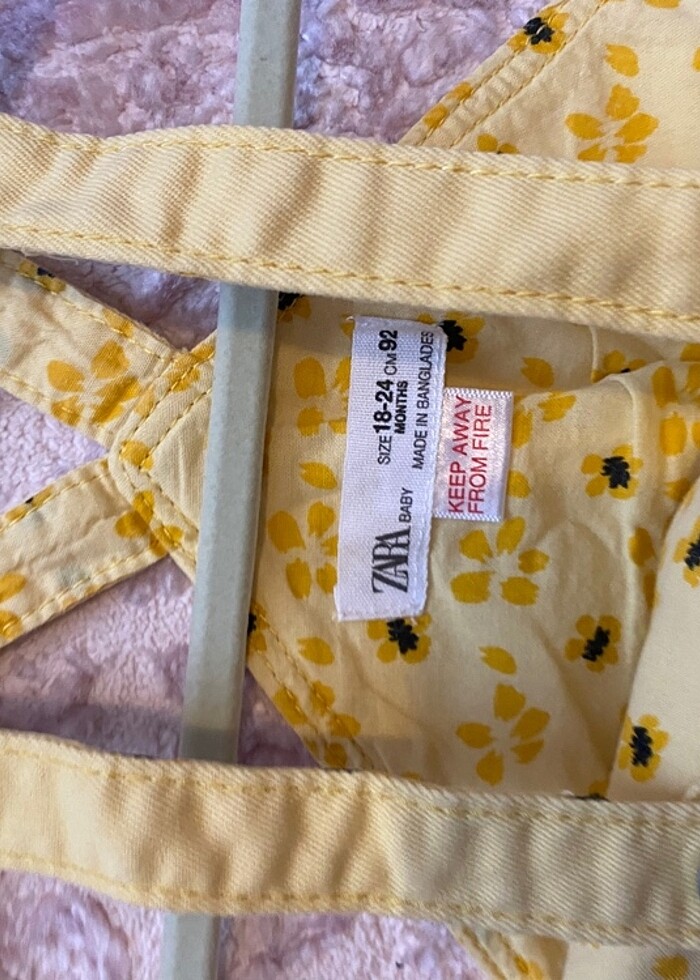 Zara kız bebek elbise - Görsel 5