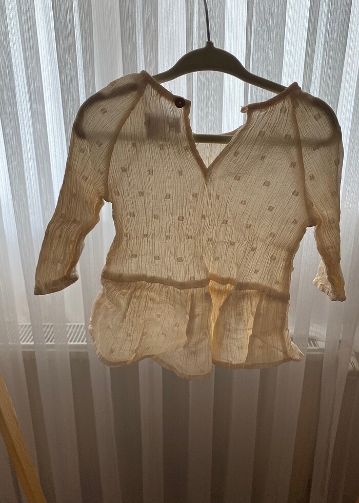 Zara kız çocuk gömlek - Görsel 3