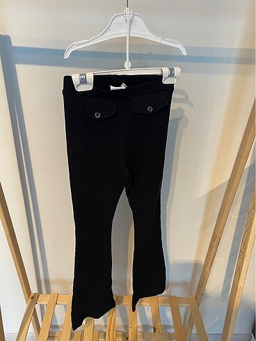 Zara kız çocuk İspanyol paça tayt - Görsel 5