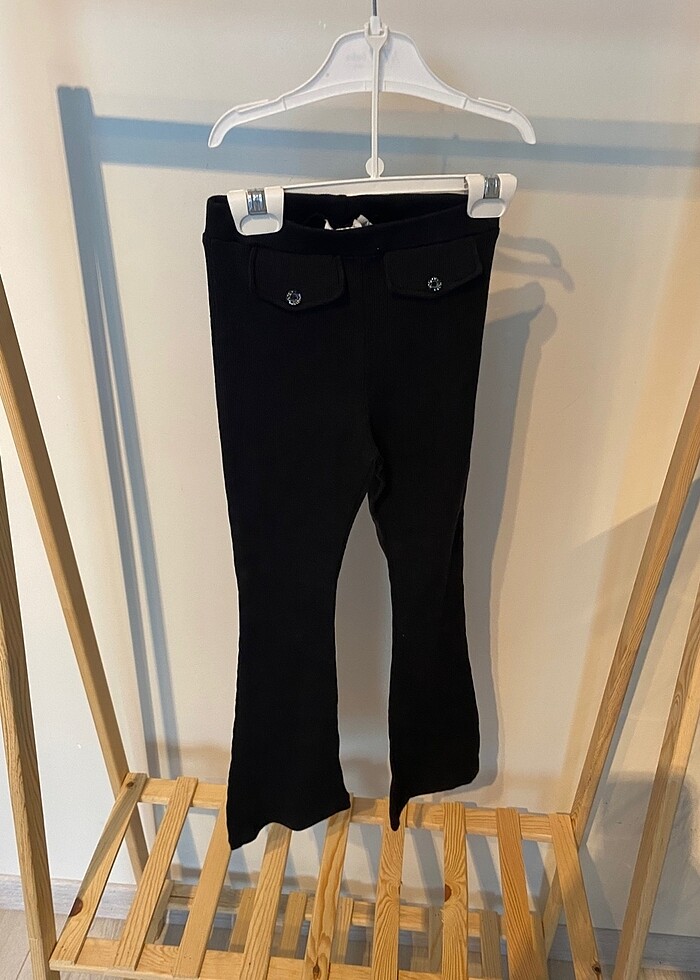 Zara kız çocuk İspanyol paça tayt - Görsel 2