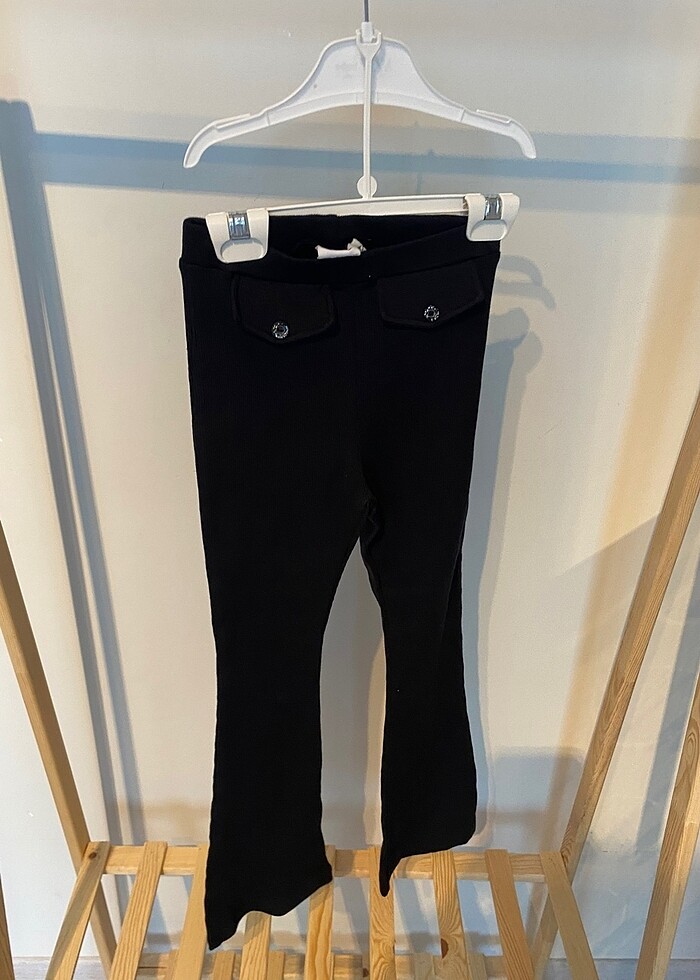 Zara kız çocuk İspanyol paça tayt - Görsel 5