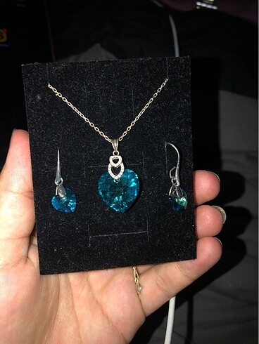 swarovski Kolye-küpe