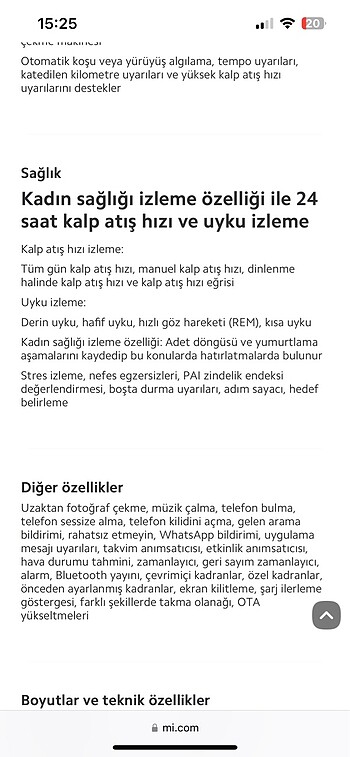 Xiaomi İxoami Mi Band 5 Akıllı Bileklik
