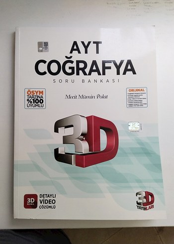 AYT Coğrafya Soru Bankası 3D Videolu