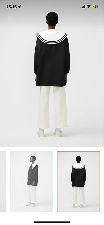 s Beden Touche prive yakalı poplin tunik