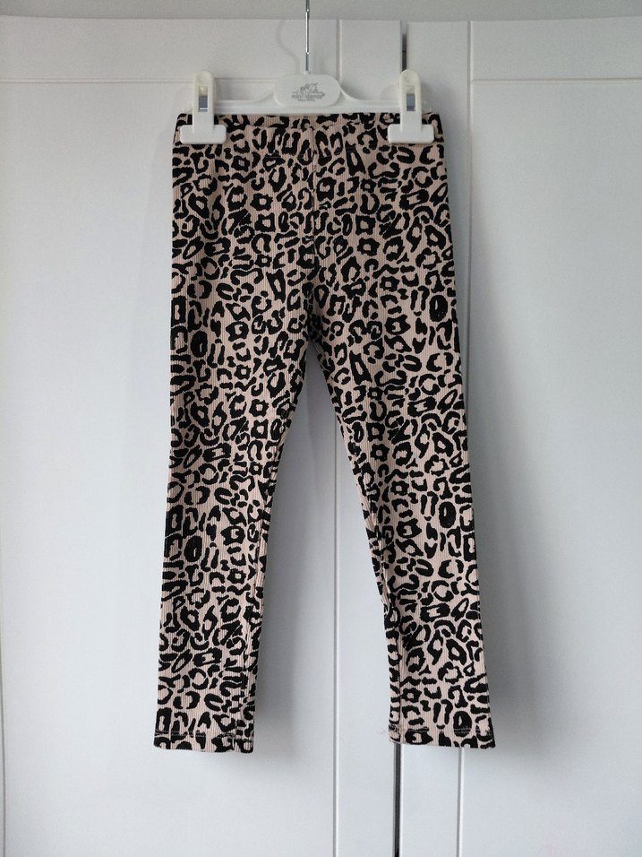 Kız Çocuk Baskılı Dar Kesim Tayt - Görsel 2