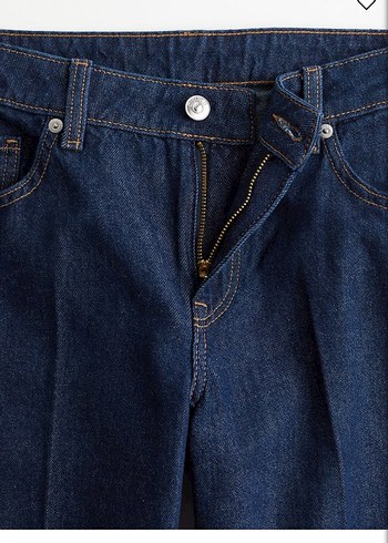 46 Beden Lacivert H&M Kadın Kot Pantolon