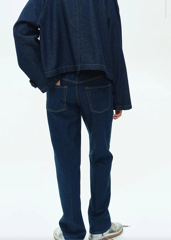 H&M Lacivert H&M Kadın Kot Pantolon