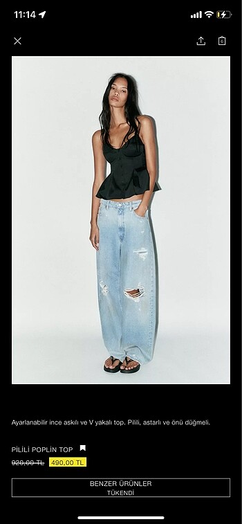 zara top