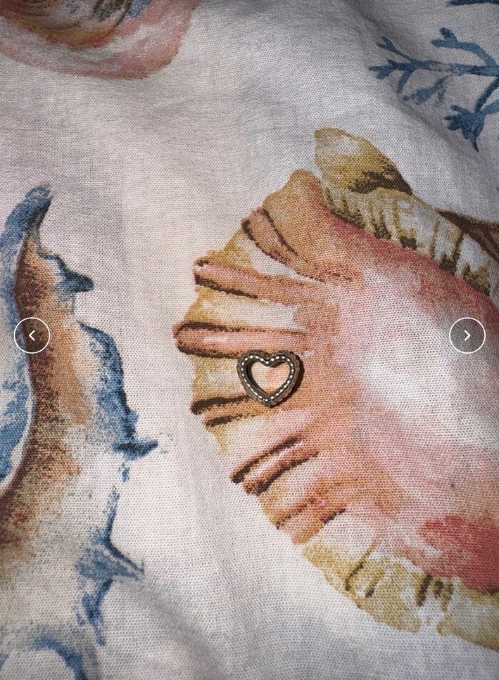 pandora Boncuklu Zincir Detaylı Açık Kalp Charm - Görsel 2