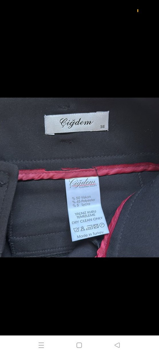 Kadın Havuç Siyah Pantolon - Görsel 3