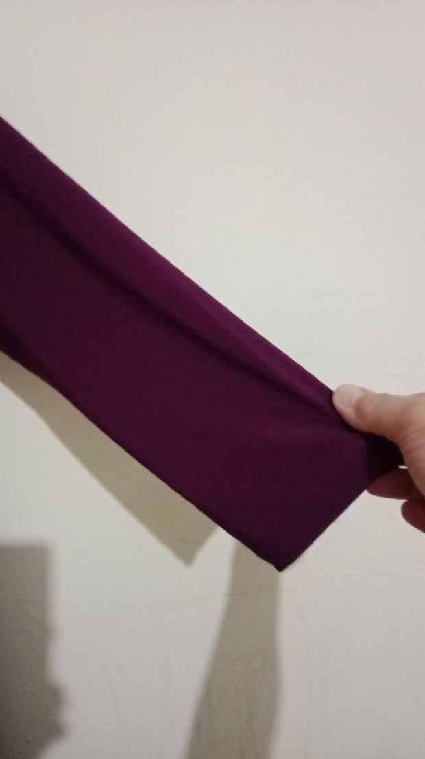 Bordo Kadın Midi Triko Elbise - Görsel 5