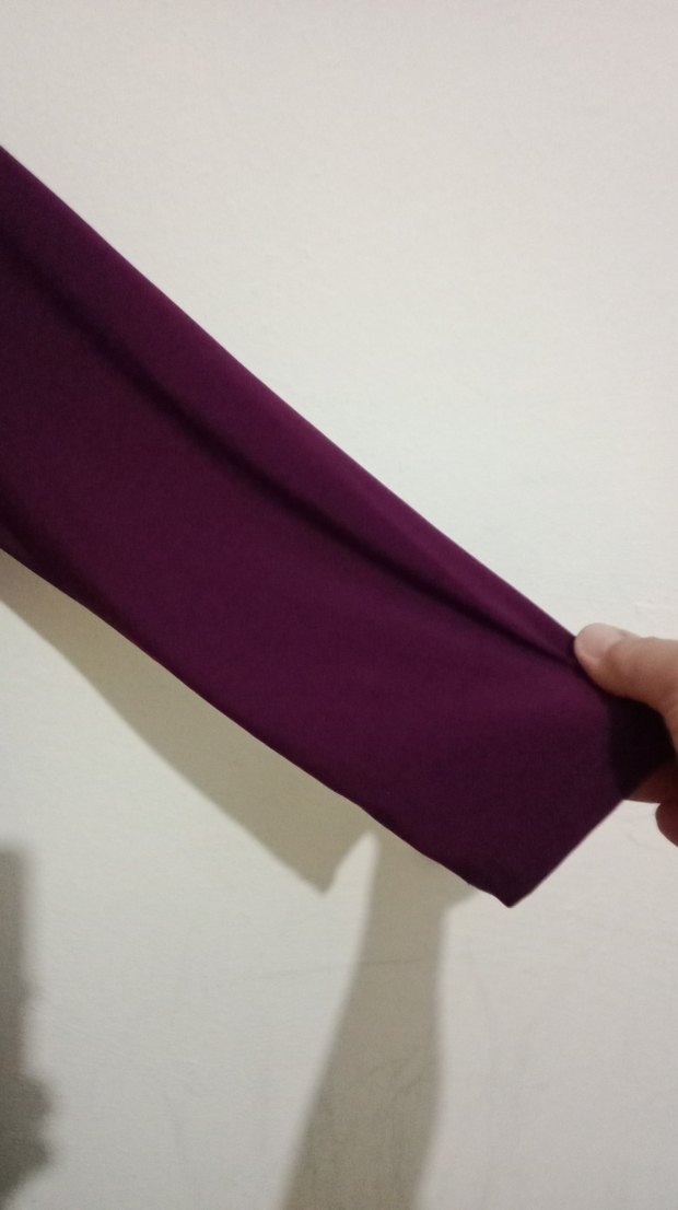 Bordo Kadın Midi Triko Elbise - Görsel 4