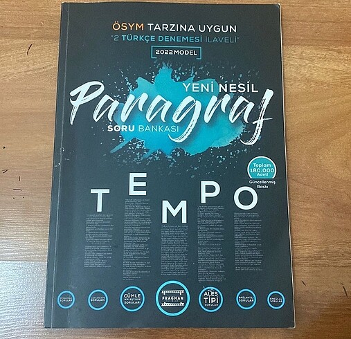 tempo paragraf test kitabı