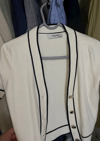 Colin's Dugmeli Beyaz Kadin Midi Hirka