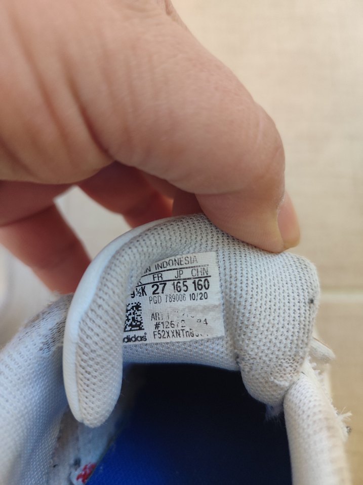 Erkek Çocuk Beyaz Cırt Cırtlı Spor Ayakkabı - Görsel 5