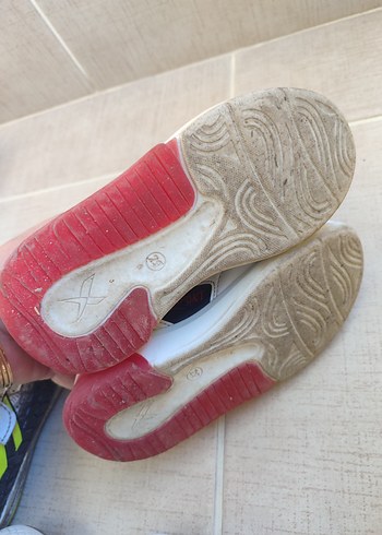 Beyaz Erkek Çocuk Spor Ayakkabı Velcro - Görsel 4