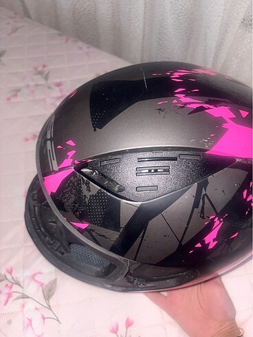 ls2 rapid pembe kask - Görsel 8