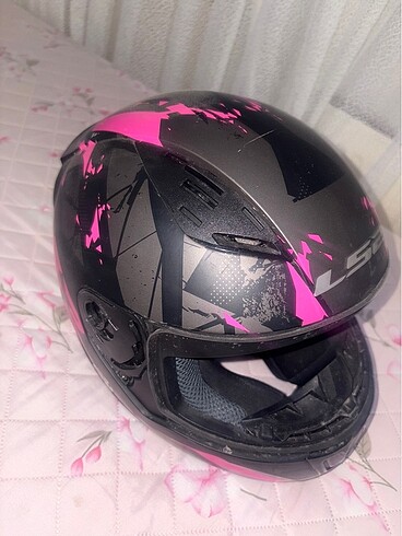 ls2 rapid pembe kask - Görsel 9