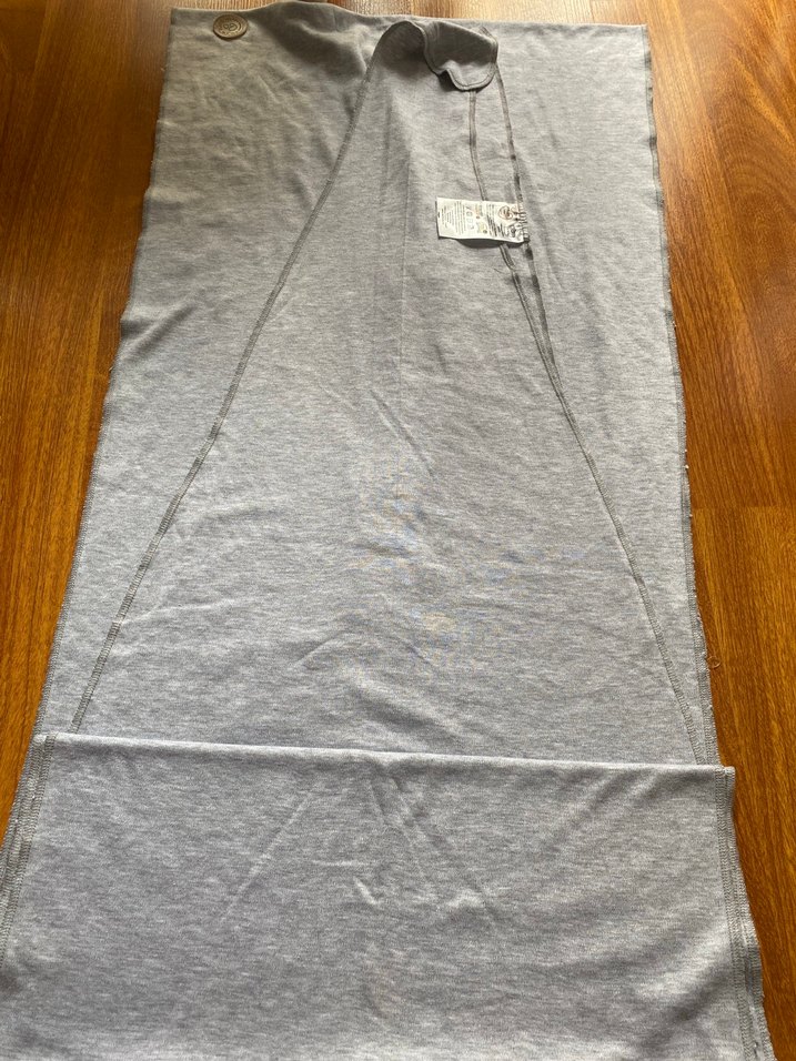 ILAYS MABEL Gri Esnek Bebek Taşıma Şalı - Görsel 3