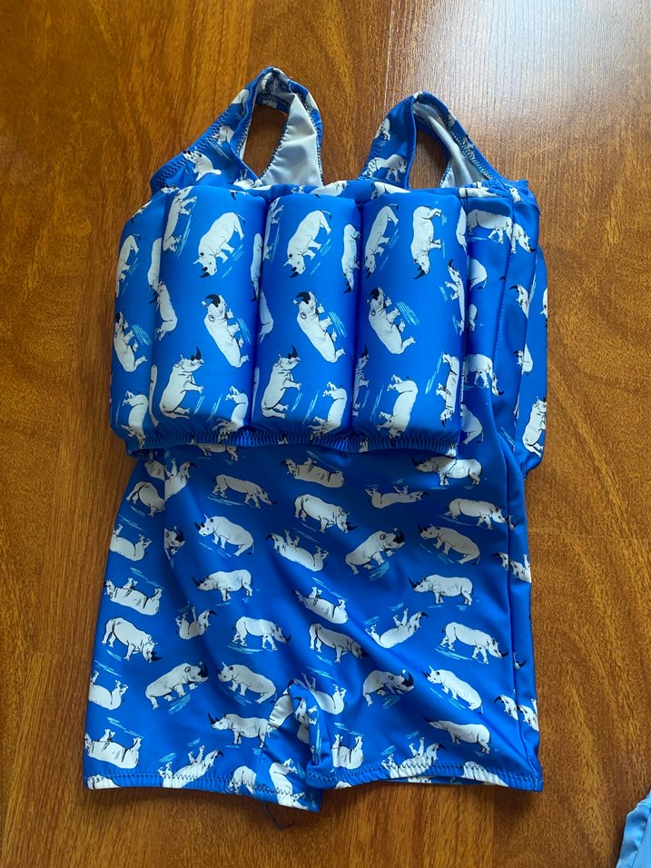 Baskılı Erkek Çocuk Can Yeleği ve Şort Seti mayo - Görsel 2