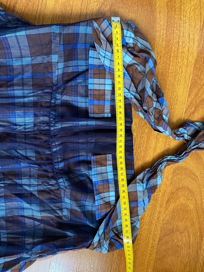 Derishow elbise Mavi Bağlamalı Uzun Bohem elbise - Görsel 3