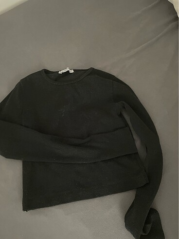 Bershka siyah crop