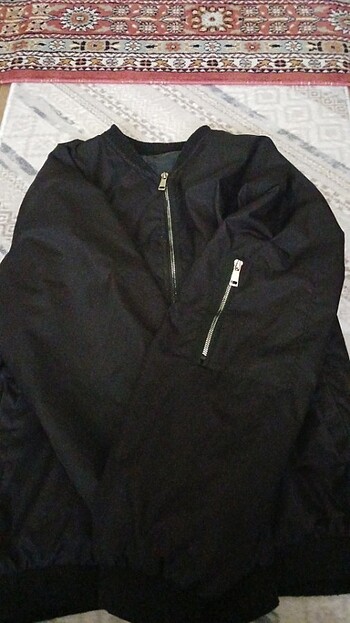 l Beden Siyah bomber ceket