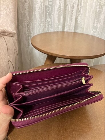  Beden bordo Renk Stradivarius bordo cüzdan