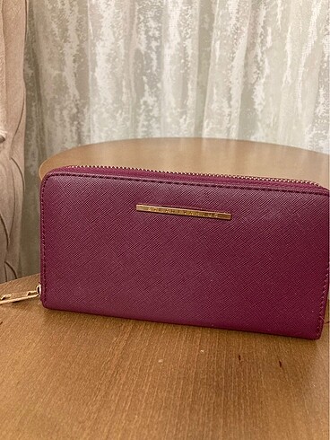 Stradivarius bordo cüzdan