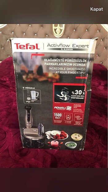 Tefal blender seti