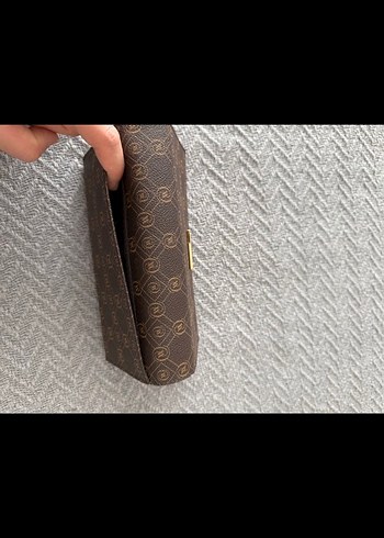 Vakko orjinal Kahverengi Deri Kadın El Cüzdanı - Görsel 4