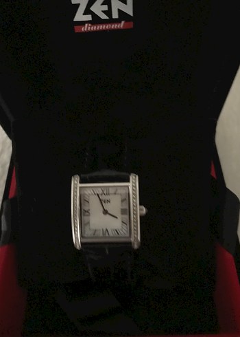 ZEN Beyaz Kadranlı kristal Sadri cam Modern Klasik Kadın Saat - Görsel 2