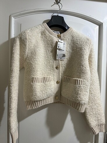 Zara ZARA BUKLET ÖRGÜ HIRKA
