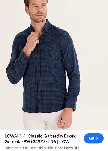 LC Waikiki Erkek Klasik Gabardin Gömlek