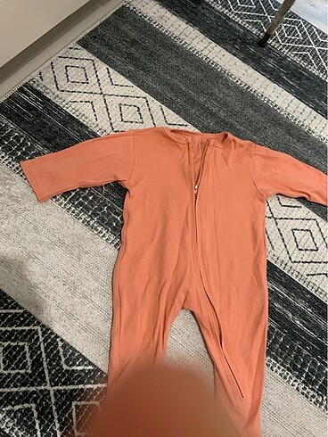 Kız bebek fermuarlı tulum