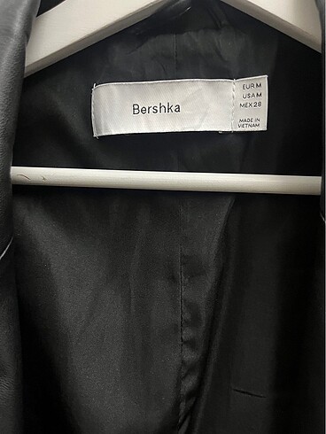 Bershka deri blazer