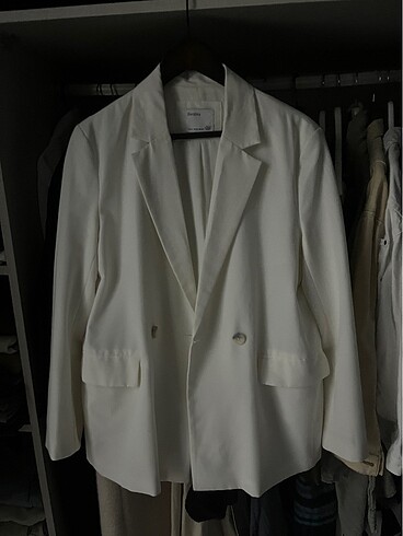 beyaz-krem blazer