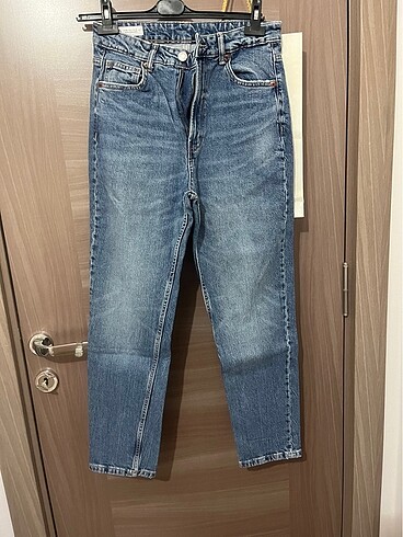 Zara yüksek bel jean