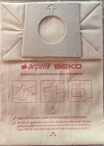 Arçelik Beko Süpürge Toz Torbası - Görsel 2