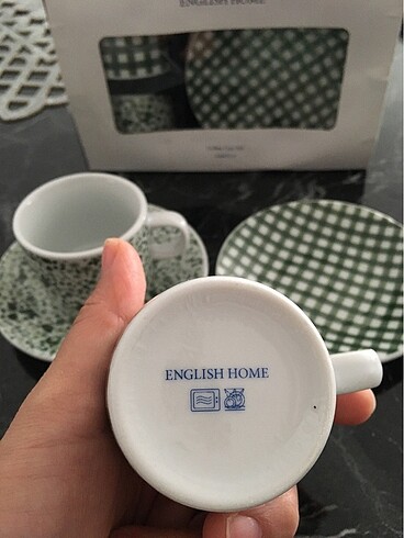 English Home Dörtlü fincan takımı ikili fincan takımı