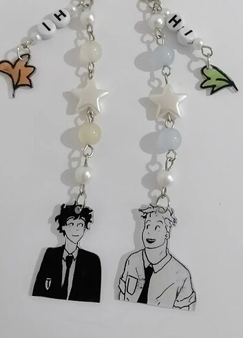 heartstopper couple anahtarlik