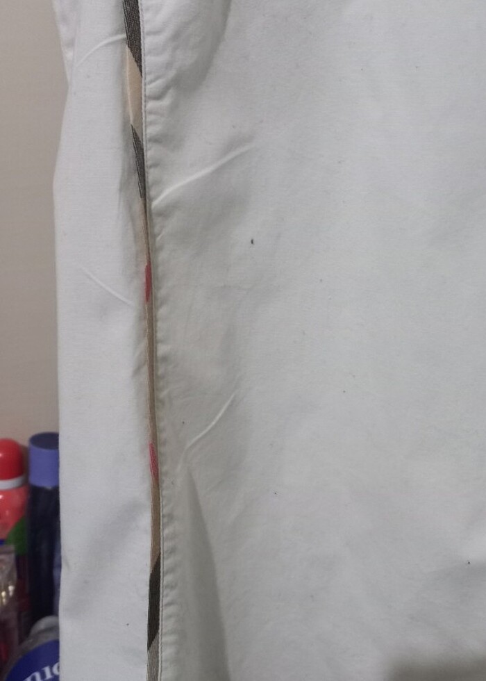 Beyaz yazlik gömlek - Görsel 2