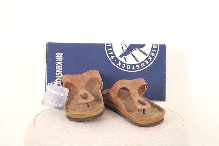 Birkenstock unisex Terlik kahverengi