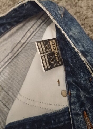 m Beden mavi Renk Rodi vintage grunge y2k flared kot pantolon