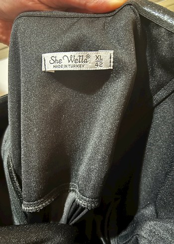 Kadife Kumaş Taş Detaylı Abiye Elbise - Görsel 4