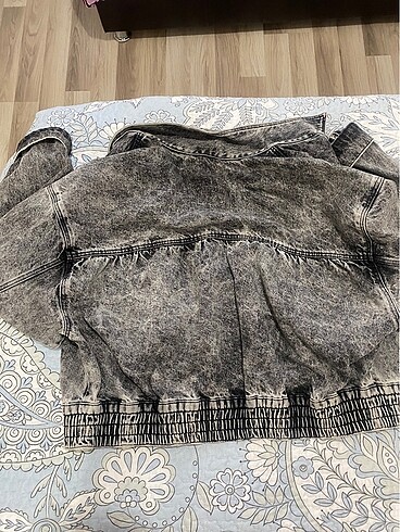 m Beden gri Renk CROP KOT CEKET