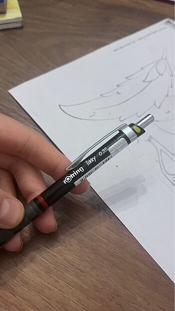Rotring marka 0.3 uçlu kalem